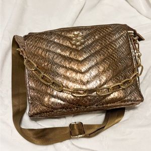 Caroline Hill Ariana Crossbody Bronze Purse